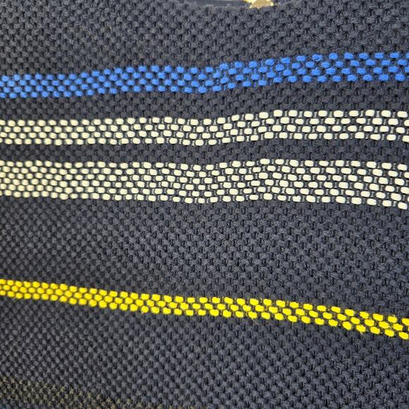 Tommy Hilfiger Dress Women's 6 Navy Primary Stripe Textured Beach Coastal READ - Picture 4 of 13